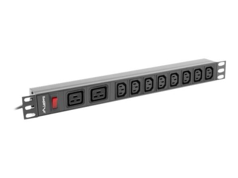 Listwa zasilająca LANBERG PDU-02I1908I-0200-C20-BK Listwa zasilająca LANBERG PDU-02I1908I-0200-C20-BK