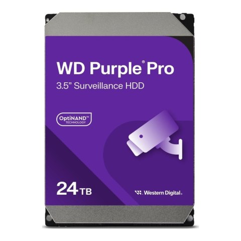 Dysk WD Purple™ Pro WD241PURP 24TB 3,5" 7200 512MB SATA III Dysk WD Purple™ Pro WD241PURP 24TB 3,5" 7200 512MB SATA III