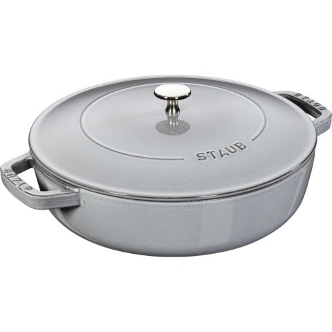 Głęboka patelnia do duszenia z pokrywką STAUB 40511-470-0 - grafitowa 28 cm