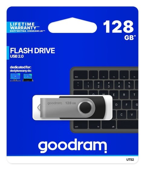 Pendrive GoodRam Twister UTS2-1280K0R11 (128GB; USB 2.0; kolor czarny) Pendrive GoodRam Twister UTS2-1280K0R11 (128GB; USB 2.0; kolor czarny)