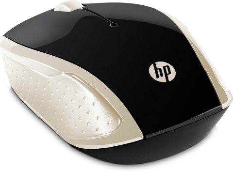 Mysz HP Wireless Mouse 200 Silk Gold bezprzewodowa czarno-złota 2HU83AA Mysz HP Wireless Mouse 200 Silk Gold bezprzewodowa czarno-złota 2HU83AA
