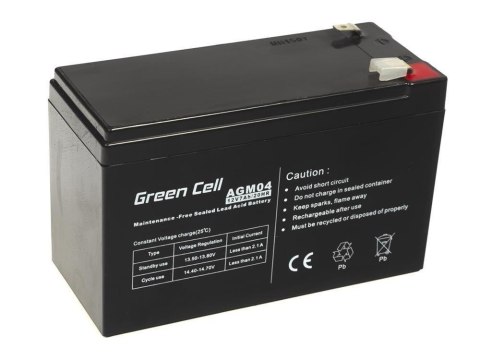 GREEN CELL AKUMULATOR ŻELOWY AGM04 12V 7AH GREEN CELL AKUMULATOR ŻELOWY AGM04 12V 7AH