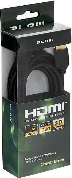 BLOW HDMI - HDMI Classic Kątowe 1.5 m 1.5m /s BLOW HDMI - HDMI Classic Kątowe 1.5 m 1.5m /s