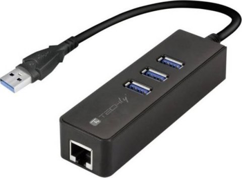 Hub USB TECHLY IDATA-USB-ETGIGA-3U2 Hub USB TECHLY IDATA-USB-ETGIGA-3U2