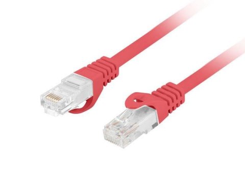 Patchcord Lanberg UTP kat.6 1m LSZH CU fluke passed czerwony Patchcord Lanberg UTP kat.6 1m LSZH CU fluke passed czerwony