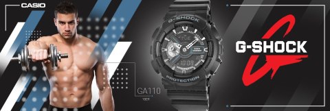 Zegarek Męski CASIO G-SHOCK GA-110-1BER 20 Bar Do nurkowania