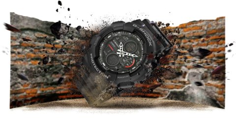 Zegarek Męski CASIO G-SHOCK GA-140-1A1ER 20 Bar Do nurkowania