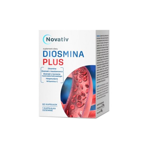 Novativ Diosmina Plus 60 kapsułek Novativ Diosmina Plus 60 kapsułek