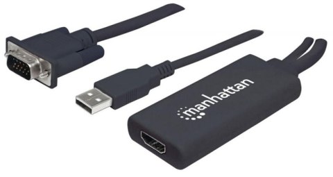 Adapter MANHATTAN 152426 USB - VGA - HDMI Adapter MANHATTAN 152426 USB - VGA - HDMI