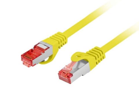 Patchcord Lanberg S/FTP kat.6 10m LSZH CU fluke passed żółty Patchcord Lanberg S/FTP kat.6 10m LSZH CU fluke passed żółty