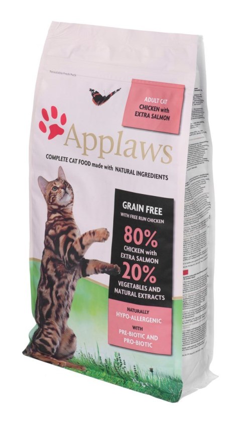 APPLAWS CAT Kurczak i Łosoś - karma dla kotów z wysoką zawartością mięsa - 2kg APPLAWS CAT Kurczak i Łosoś - karma dla kotów z wysoką zawartością mięsa - 2kg
