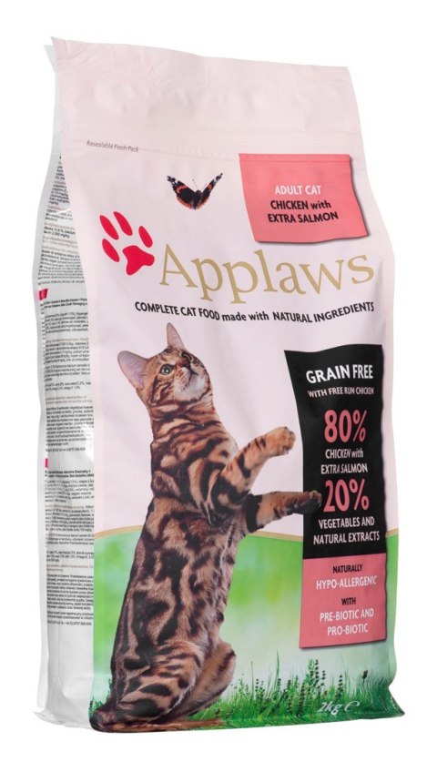 APPLAWS CAT Kurczak i Łosoś - karma dla kotów z wysoką zawartością mięsa - 2kg APPLAWS CAT Kurczak i Łosoś - karma dla kotów z wysoką zawartością mięsa - 2kg