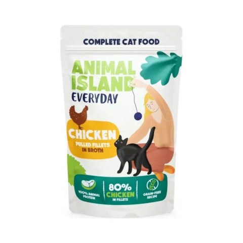 ANIMAL ISLAND Wołowina / Kurczak w filecie MIX - Karma mokra dla kotów - 40x85g ANIMAL ISLAND Wołowina / Kurczak w filecie MIX - Karma mokra dla kotów - 40x85g