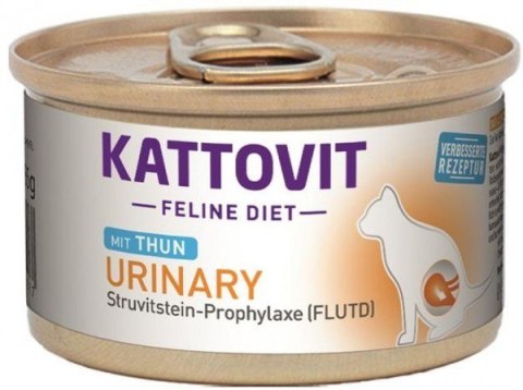 KATTOVIT Urinary Tuńczyk puszka 85G dla kota KATTOVIT Urinary Tuńczyk puszka 85G dla kota