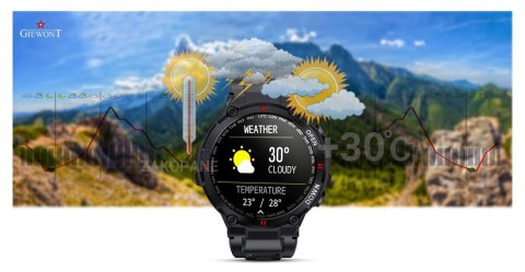 Smartwatch Giewont GW430-1 Czarny