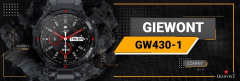 Smartwatch Giewont GW430-1 Czarny