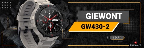 Smartwatch Giewont GW430-2 Szary