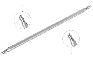 Teleskop stalowy do paska lub bransolety 12 mm TCDF12