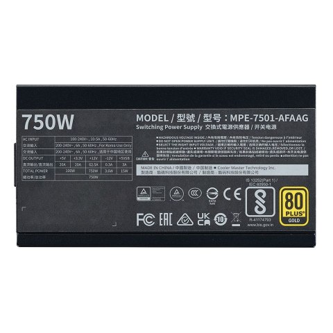 COOLER MASTER ZASILACZ MWE Gold 750 -V2 ATX3.1