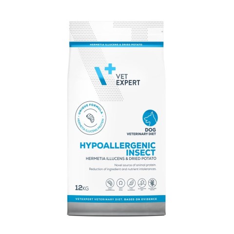VetExpert Veterinary Diet Hypoallergenic Insect dog 12kg VetExpert Veterinary Diet Hypoallergenic Insect dog 12kg