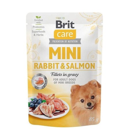 Brit Care Mini Pouch Rabbit&Salmon 85g Brit Care Mini Pouch Rabbit&Salmon 85g