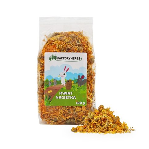 FACTORYHERBS Kwiat nagietka 100g FACTORYHERBS Kwiat nagietka 100g
