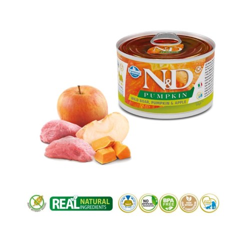 FARMINA N&D DOG BOAR&PUMPKIN&APPLE ADULT 140g FARMINA N&D DOG BOAR&PUMPKIN&APPLE ADULT 140g