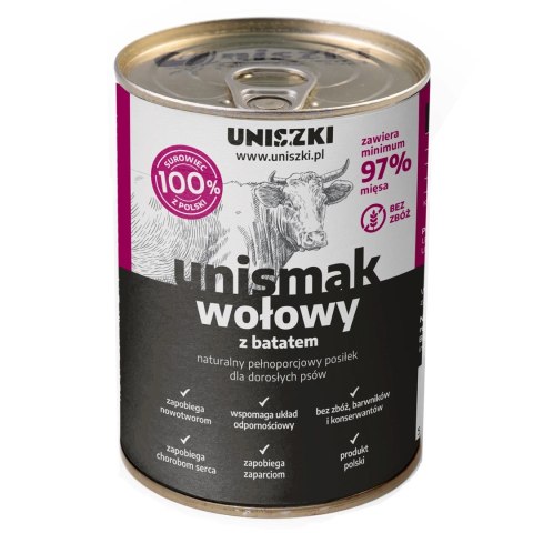 UNISZKI Unismak Wołowina 410g UNISZKI Unismak Wołowina 410g
