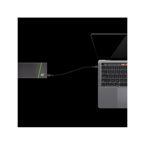 GREEN CELL KABEL KABGC31 GC POWERSTREAM USB-C - USB-C 30CM, POWER DELIVERY 60W, ULTRA CHARGE, QC 3.0 GREEN CELL KABEL KABGC31 GC POWERSTREAM USB-C - USB-C 30CM, POWER DELIVERY 60W, ULTRA CHARGE, QC 3.0
