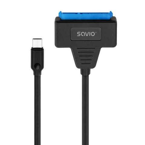 SAVIO ADAPTER USB-C 3.1 GEN 1 (M) - SATA (F) DO DYSKÓW 2.5" AK-69 SAVIO ADAPTER USB-C 3.1 GEN 1 (M) - SATA (F) DO DYSKÓW 2.5" AK-69