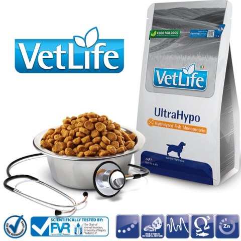 FARMINA Vet Life ULTRAHYPO DOG - sucha karma dla psa - 2kg FARMINA Vet Life ULTRAHYPO DOG - sucha karma dla psa - 2kg
