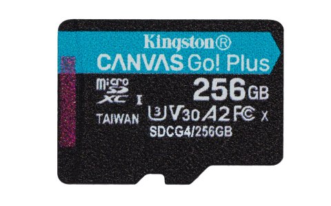 KINGSTON microSDXC Canvas Go Plus 256GB + Adapter KINGSTON microSDXC Canvas Go Plus 256GB + Adapter
