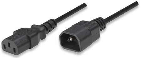 Kabel zasilający MANHATTAN C13 - C14 1.8m. 301152 Kabel zasilający MANHATTAN C13 - C14 1.8m. 301152