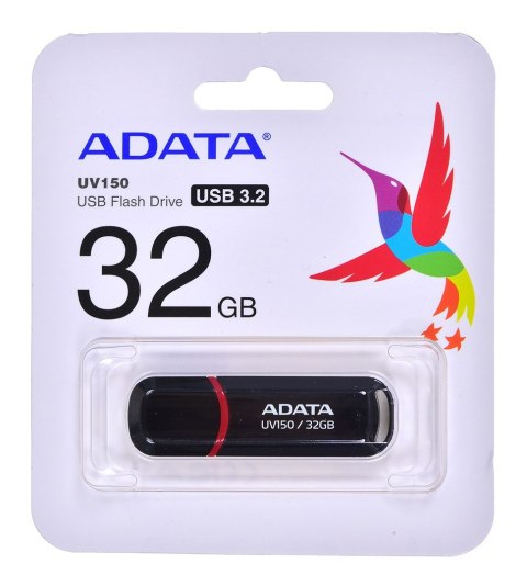 Pendrive ADATA UV150 AUV150-32G-RBK (32GB; USB 3.0; kolor czarny) Pendrive ADATA UV150 AUV150-32G-RBK (32GB; USB 3.0; kolor czarny)