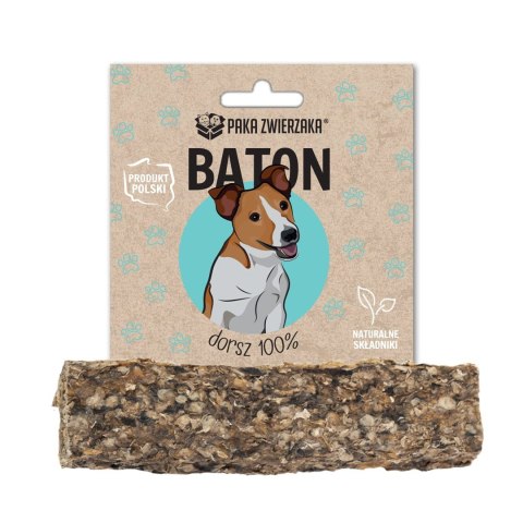 Paka Zwierzaka baton dorsz 100% 28g Paka Zwierzaka baton dorsz 100% 28g