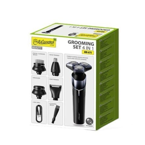 Zestaw do golenia 5w1 USB MAESTRO MR-675 Zestaw do golenia 5w1 USB MAESTRO MR-675