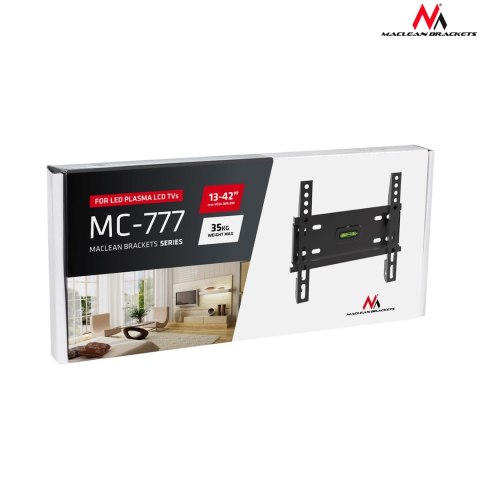 Uchwyt ścienny do telewizora Maclean MC-777 (ścienne; 13" - 42"; max. 35kg) Uchwyt ścienny do telewizora Maclean MC-777 (ścienne; 13" - 42"; max. 35kg)
