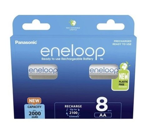 PANASONIC ENELOOP AA 2000mAh 8 szt PANASONIC ENELOOP AA 2000mAh 8 szt