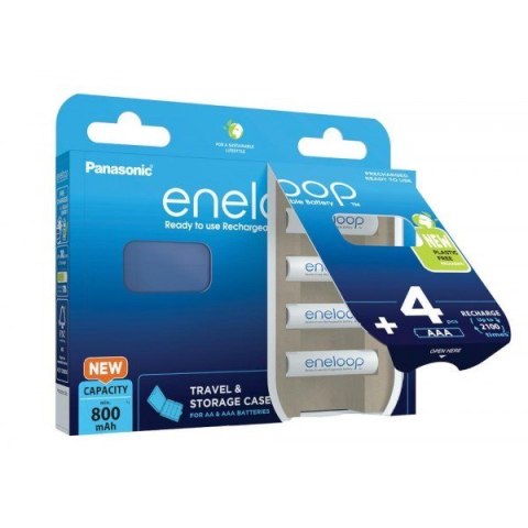 PANASONIC ENELOOP AAA 800mAh 4 szt + box PANASONIC ENELOOP AAA 800mAh 4 szt + box