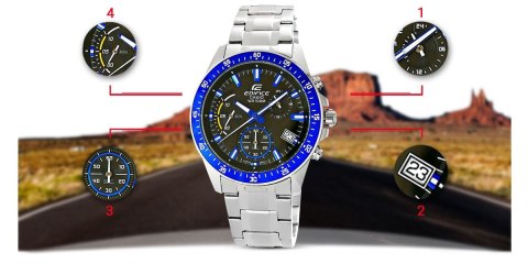 Zegarek Męski CASIO EDIFICE EFV-540D-1A2VUEF 10 BAR