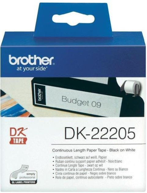 Taśma BROTHER Czarny DK-22205 Taśma BROTHER Czarny DK-22205