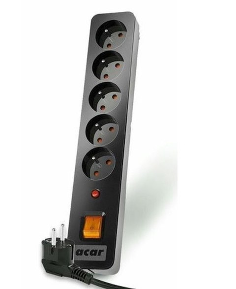 Listwa zasilająca ACAR X5 Czarny 1.5 m ACAR X5-CZARNY Listwa zasilająca ACAR X5 Czarny 1.5 m ACAR X5-CZARNY