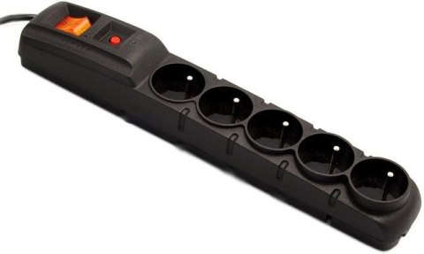 Listwa zasilająca ACAR F5 (5 m) Czarny Listwa zasilająca ACAR F5 (5 m) Czarny