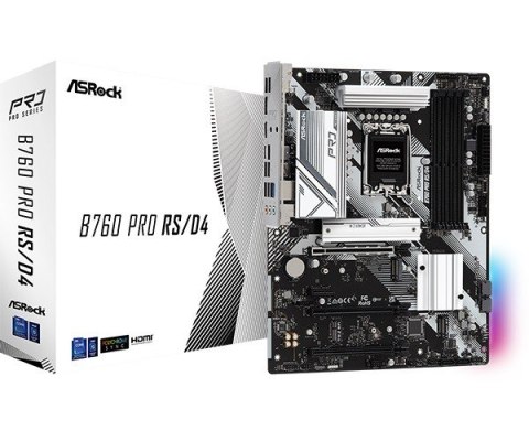 Płyta główna ASROCK B760 PRO RS/D4 (Socket 1700 /ATX) Płyta główna ASROCK B760 PRO RS/D4 (Socket 1700 /ATX)