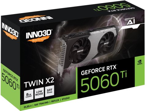 Karta graficzna INNO3 RTX 5060 Ti Twin X2 8GB Karta graficzna INNO3 RTX 5060 Ti Twin X2 8GB