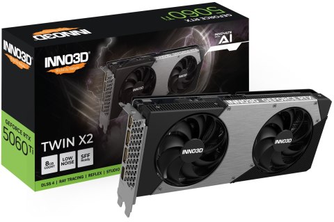 Karta graficzna INNO3 RTX 5060 Ti Twin X2 8GB Karta graficzna INNO3 RTX 5060 Ti Twin X2 8GB