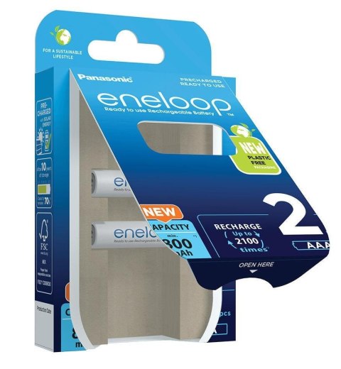 PANASONIC ENELOOP AAA 800mAh 2 szt PANASONIC ENELOOP AAA 800mAh 2 szt