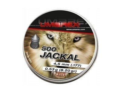 Śrut 4,5 mm Umarex Jackal Pointed Ribbed 500 szt Śrut 4,5 mm Umarex Jackal Pointed Ribbed 500 szt