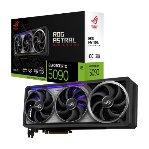 Karta graficzna ASUS ROG ASTRAL GeForce RTX 5090 OC 32GB Karta graficzna ASUS ROG ASTRAL GeForce RTX 5090 OC 32GB