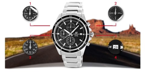 Zegarek Męski CASIO EDIFICE EFR-526D-1AVUEF 10 BAR